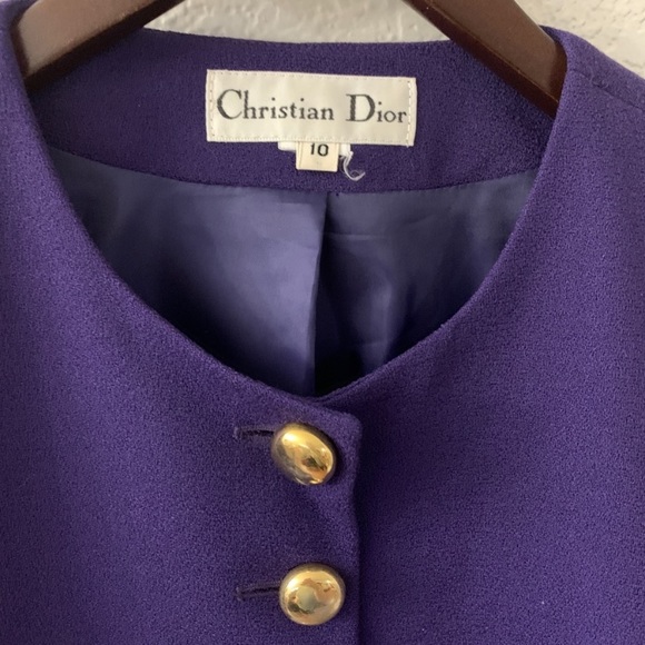 Vintage Christian Dior Jacket With Gold Hardware - Picture 4 of 9